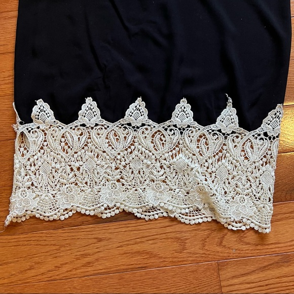 Karen Zambos Black dress, size S, with Lace Trim - Picture 5 of 9